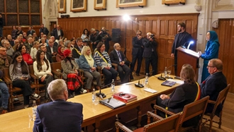 سخنرانی خانم مریم رجوی در شهرداری ایپر