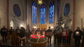 هامبورگ - آکسیون هواداران مجاهدین خلق در صدمین هفتهٔ کارزار سه‌شنبه‌های نه به اعدام