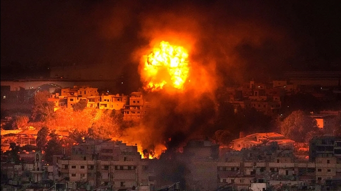 حملات گسترده اسراییل به جنوب لبنان