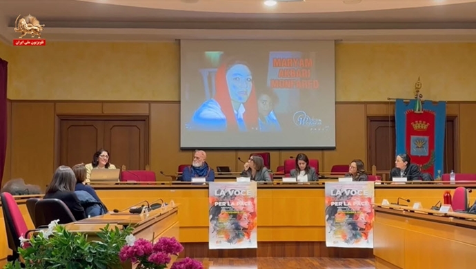 گرامیداشت زنان زندانی سیاسی در ایران در شهرداری شهر اسپولتوره ایتالیا