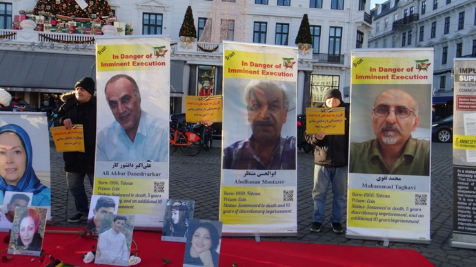 کپنهاگ - آکسیون ایرانیان آزاده در صدمین هفته نه به اعدام - ۲دی ۱۴۰۴