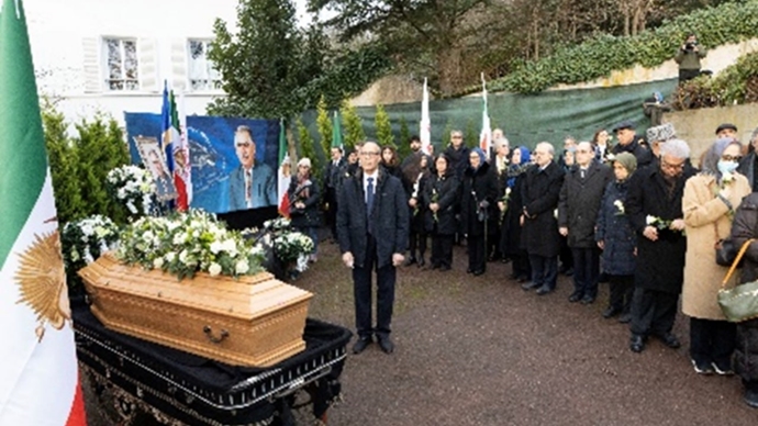 مراسم تشییع دکتر شیخی