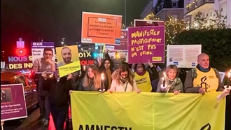 لوکزامبورگ - محکومیت اعدامهای فزاینده در ایران در راهپیمایی به‌مناسبت روز جهانی حقوق‌بشر 