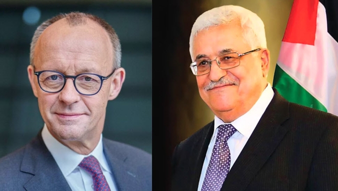 محمود عباس و فریدریش مرتس