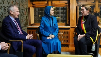 خانم مریم رجوی در شهرداری تاریخی ایپر بلژیک