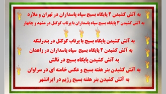 ۱۵ عملیات آتشین کانون‌های شورشی