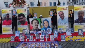 کپنهاگ - آکسیون ایرانیان آزاده در صدمین هفته نه به اعدام - ۲دی