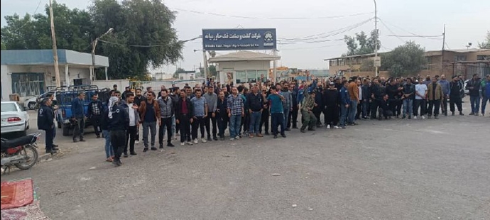 اعتصاب کارگران شرکت قند خاورمیانه شوش اعتصاب کارگران شرکت قند خاورمیانه شوش