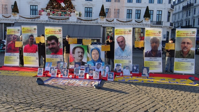 کپنهاگ - آکسیون ایرانیان آزاده در صدمین هفته نه به اعدام - ۲دی ۱۴۰۴