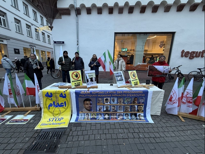 هایدلبرگ - میز کتاب هواداران مجاهدین خلق به‌مناسبت ۱۰۰مین هفته نه به اعدام - ۲دی ۱۴۰۴