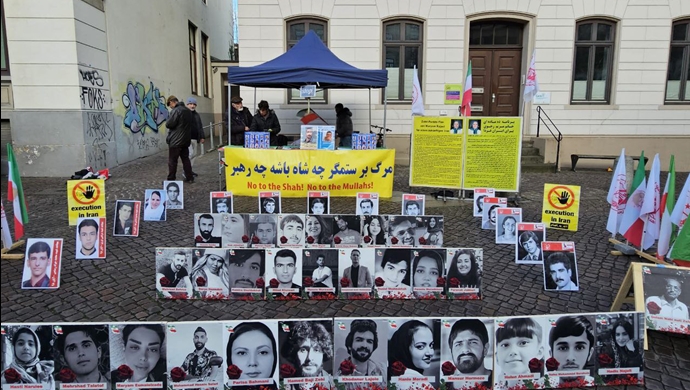 برمن آلمان - آکسیون ایرانیان آزاده در همبستگی با قیام سراسری مردم ایران 