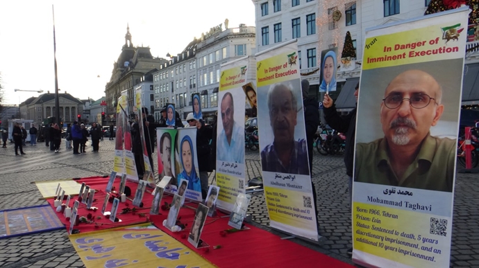 کپنهاگ - آکسیون ایرانیان آزاده در صدمین هفته نه به اعدام - ۲دی ۱۴۰۴