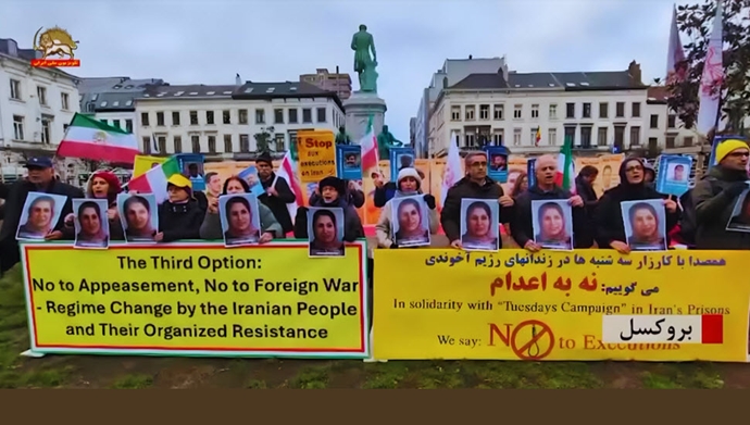 بروکسل - تظاهرات ایرانیان آزاده