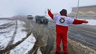 سیل و کولاک در ۱۶ استان