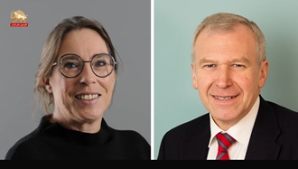 ایو لترم نخست‌وزیر پیشین بلژیک و کاترین دسومر شهردار شهر تاریخی ایپر بلژیک