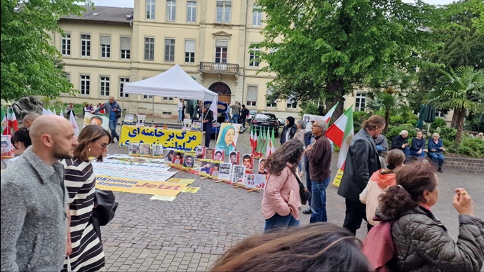 هایدلبرگ - آکسیون ایرانیان آزاده و برگزاری میز کتاب و نمایشگاه عکس شهیدان - ۶ اردیبهشت ۱۴۰۴