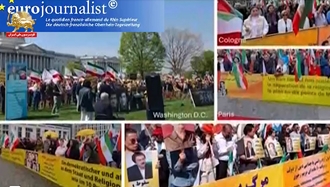 بازتاب تظاهرات جهانی ۳۰فروردین در یورو ژورنالیست
