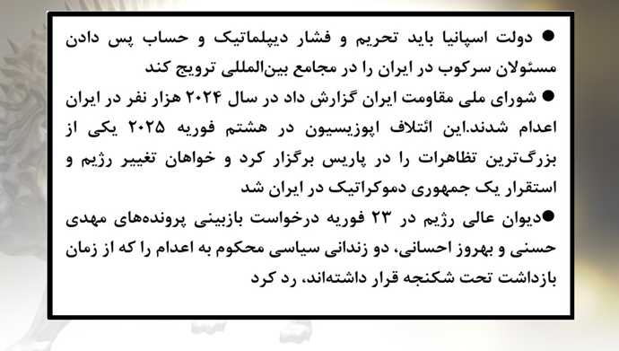 اسپانیا-قطعنامه کمیسیون خارجی کنگره نمایندگان بهاتفاق آرا