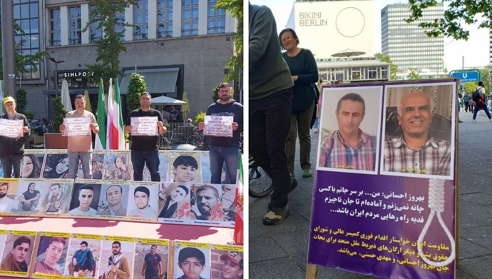 برلین و زوریخ سوئیس -برگزاری میزکتاب و نمایش تصاویر شهیدان در اعتراض به صدور احکام اعدام علیه زندانیان سیاسی