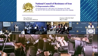 کنفرانس مطبوعاتی نمایندگی شورای ملی مقاومت در آمریکا