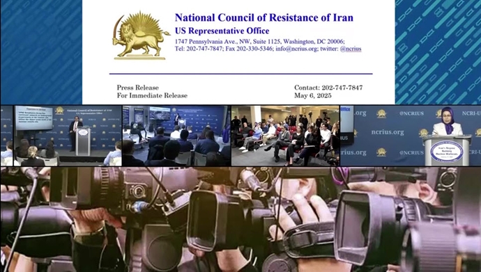 کنفرانس مطبوعاتی نمایندگی شورای ملی مقاومت در آمریکا