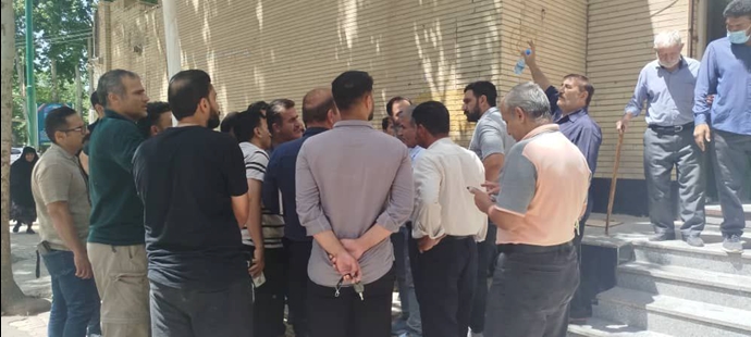 خرم‌آباد تجمع اعتراضی نانوایان استان لرستان مقابل استانداری
