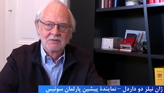 ژان نیلز دوداردل وکیل مقاومت ایران برای همبستگی با زندانیان سیاسی در ایران