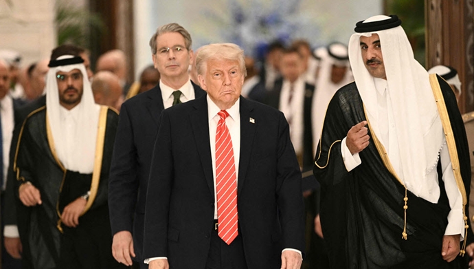ترامپ در قطر