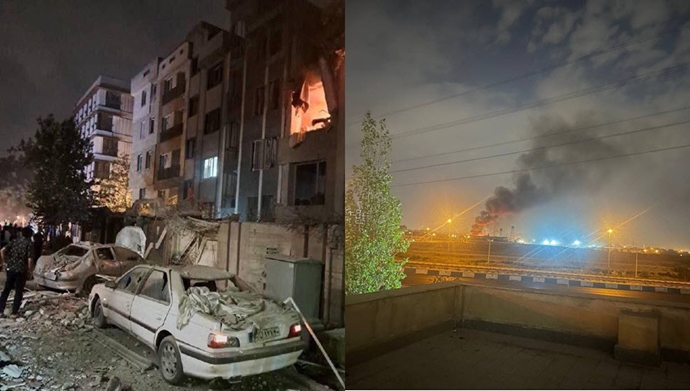 حملات اسراییل به هدفهای گوناگون در داخل ایران