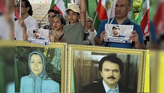 وین - تظاهرات ایرانیان آزاده همزمان با اجلاس آژانس انرژی اتمی و محکومیت اعدام جنایتکارانه مجاهد کورکور