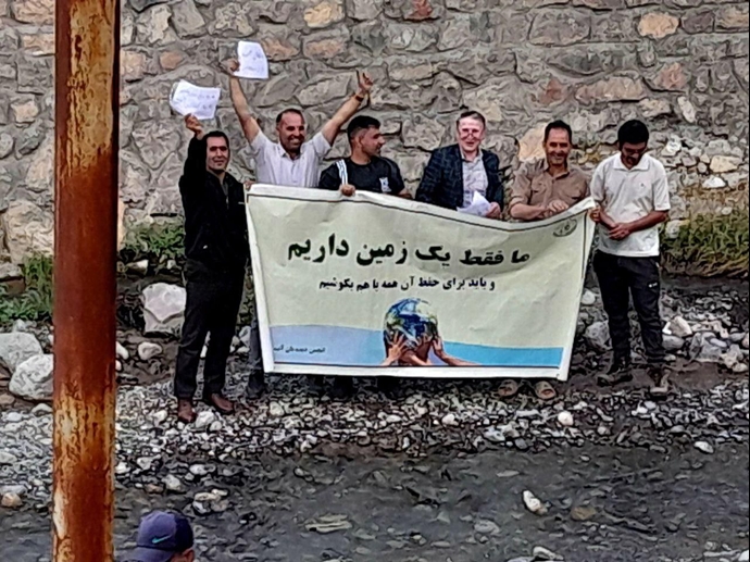 مشهد – اعتراض به طرح انتقال آب از هزارمسجد – ۱۸ خرداد ۱۴۰۴