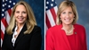 کلودیا تنی و لورا گیلن اعضای جمهوری‌خواه و دموکرات مجلس نمایندگان آمریکا