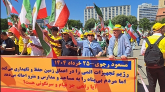 برلین- تظاهرات بزرگ ایرانیان آزاده - ۳۱خرداد ماه