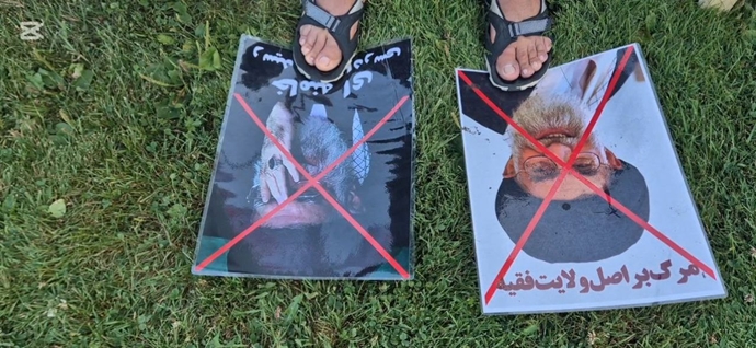 اسلو - دومین روز تظاهرات ایرانیان آزاده در اعتراض به اعدام جنایتکارانه مجاهدان خلق بهروز احسانی و مهدی حسنی - ۵مرداد ۱۴۰۴