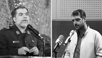 منان رئیسی و پاسدار آبنوش