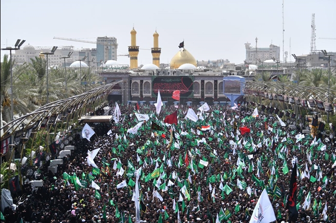 مراسم عاشورای حسینی در کربلا