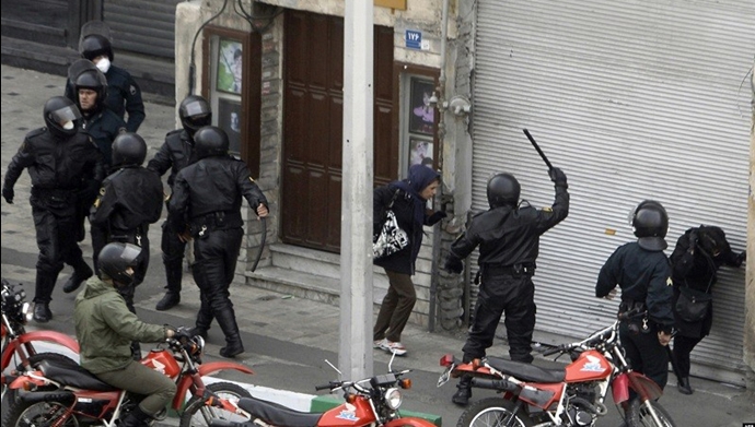 ایران تحت سرکوب شدید