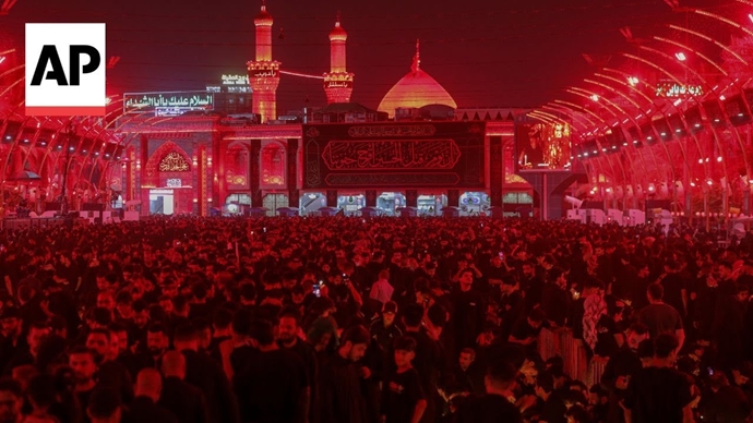 مراسم عاشورای حسینی در کربلا