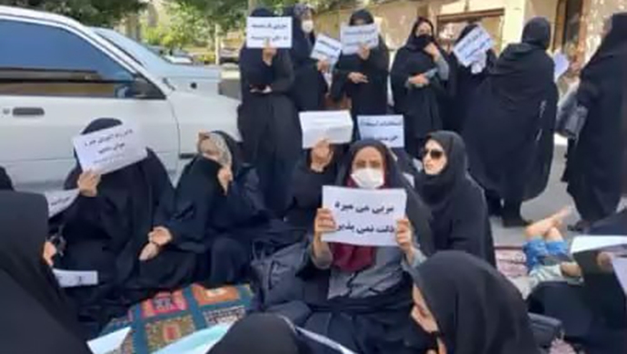 تهران - تجمع اعتراضی مربیان پیش‌دبستانی مدارس دولتی - سه‌شنبه ۲۱مرداد ۱۴۰۴