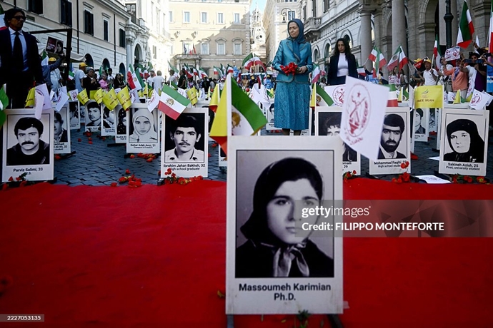 گتی ایمیج (Getty Images) "برگزاری کنفرانس بین‌المللی در پارلمان ایتالیا درباره جنایت‌های جاری در ایران"