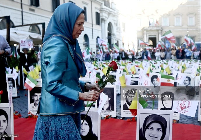 گتی ایمیج (Getty Images) "برگزاری کنفرانس بین‌المللی در پارلمان ایتالیا درباره جنایت‌های جاری در ایران"
