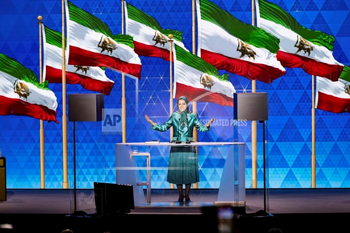آسوشیتدپرس مریم رجوی رئیس‌جمهور منتخب شورای ملی مقاومت ایران
