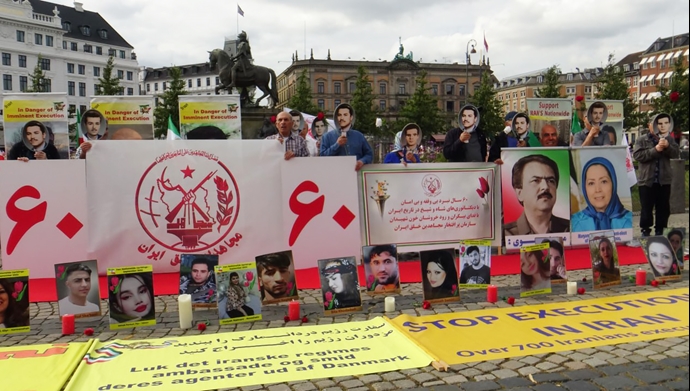 کپنهاگ - آکسیون ایرانیان آزاده در گرامیداشت شصتمین سالگرد تأسیس سازمان مجاهدین و برگزاری تظاهرات با شکوه در بروکسل - دوشنبه ۸ شهریور ۱۴۰۴
