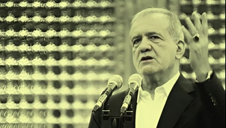 پزشکیان بر سر قبر خمینی ملعون