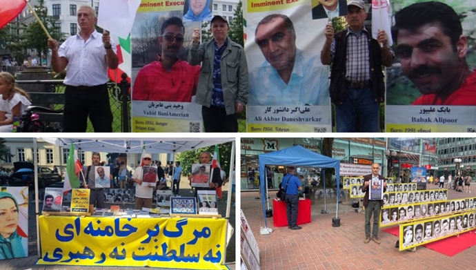 آکسیون ایرانیان آزاده در کپنهاگ، هایدلبرگ و هامبورگ