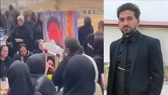 تجمع مردم کرمانشاه در سالگرد اعدم رضا رسایی