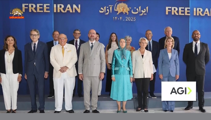 خبرگزاری ایتالیایی آجی - اجلاس ایران آزاد ۱۴۰۴
