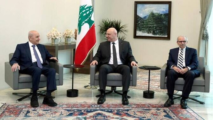 نخست وزیر و رئیس‌جمهور و رئیس مجلس لبنان