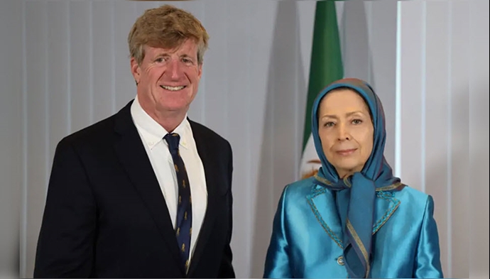 خانم مریم رجوی و پاتریک کندی