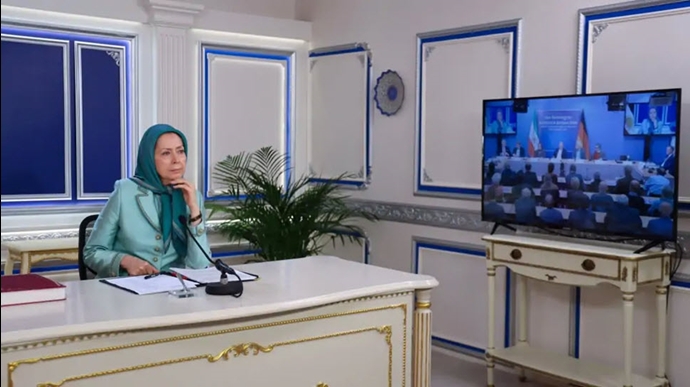 خانم مریم رجوی رئیس‌جمهور برگزیده مقاومت ایران